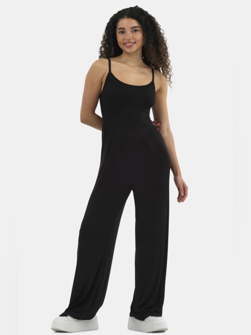 No Boundaries Black Wide Leg Jumpsuit